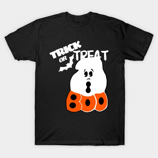 Boo the Cute Halloween Ghost T-Shirt by CBV